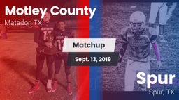 Matchup: Motley County vs. Spur  2019