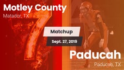 Matchup: Motley County vs. Paducah  2019