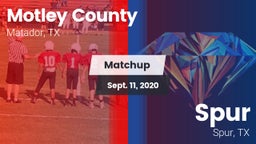 Matchup: Motley County vs. Spur  2020