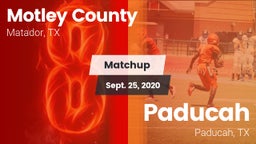 Matchup: Motley County vs. Paducah  2020