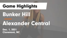 Bunker Hill  vs Alexander Central  Game Highlights - Dec. 1, 2021