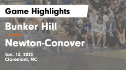 Bunker Hill  vs Newton-Conover  Game Highlights - Jan. 13, 2023