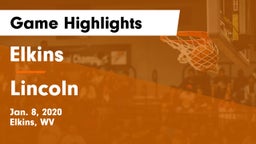 Elkins  vs Lincoln  Game Highlights - Jan. 8, 2020