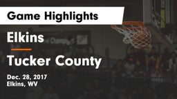Elkins  vs Tucker County  Game Highlights - Dec. 28, 2017