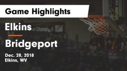 Elkins  vs Bridgeport  Game Highlights - Dec. 28, 2018