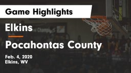 Elkins  vs Pocahontas County Game Highlights - Feb. 4, 2020