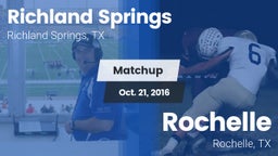 Matchup: Richland Springs vs. Rochelle  2016