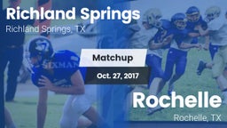 Matchup: Richland Springs vs. Rochelle  2017
