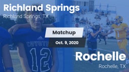 Matchup: Richland Springs vs. Rochelle  2020