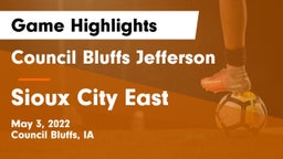 Council Bluffs Jefferson  vs Sioux City East  Game Highlights - May 3, 2022