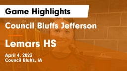 Council Bluffs Jefferson  vs Lemars HS Game Highlights - April 4, 2023