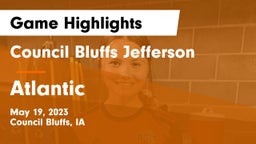 Council Bluffs Jefferson  vs Atlantic  Game Highlights - May 19, 2023