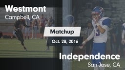 Matchup: Westmont vs. Independence  2016