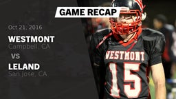 Recap: Westmont  vs. Leland  2016