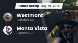 Recap: Westmont  vs. Monta Vista  2018