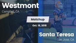 Matchup: Westmont vs. Santa Teresa  2018