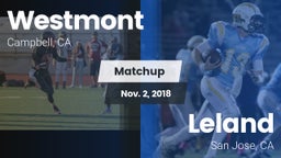 Matchup: Westmont vs. Leland  2018