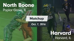 Matchup: North Boone vs. Harvard  2016