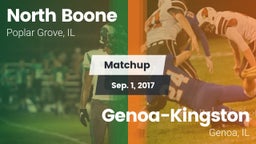 Matchup: North Boone vs. Genoa-Kingston  2017