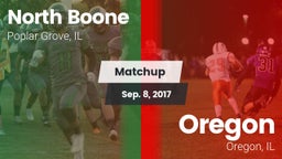 Matchup: North Boone vs. Oregon  2017