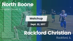 Matchup: North Boone vs. Rockford Christian  2017