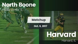Matchup: North Boone vs. Harvard  2017