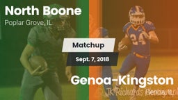 Matchup: North Boone vs. Genoa-Kingston  2018