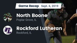 Recap: North Boone  vs. Rockford Lutheran  2019