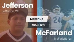 Matchup: Jefferson vs. McFarland  2016