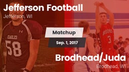 Matchup: Jefferson Football vs. Brodhead/Juda  2017