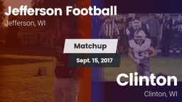 Matchup: Jefferson Football vs. Clinton  2017