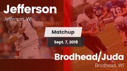 Matchup: Jefferson vs. Brodhead/Juda  2018