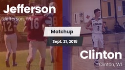 Matchup: Jefferson vs. Clinton  2018