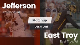 Matchup: Jefferson vs. East Troy  2018