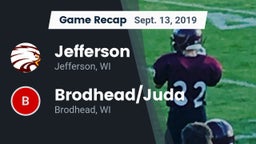 Recap: Jefferson  vs. Brodhead/Juda  2019