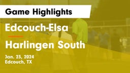 Edcouch-Elsa  vs Harlingen South  Game Highlights - Jan. 23, 2024