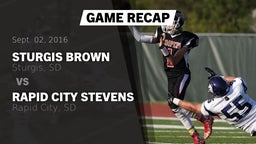 Recap: Sturgis Brown  vs. Rapid City Stevens  2016