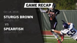 Recap: Sturgis Brown  vs. Spearfish  2016