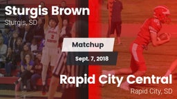 Matchup: Sturgis Brown vs. Rapid City Central  2018