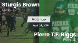 Matchup: Sturgis Brown vs. Pierre T.F. Riggs  2018