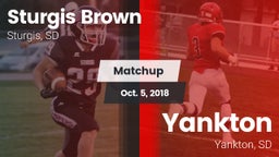 Matchup: Sturgis Brown vs. Yankton  2018
