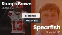 Matchup: Sturgis Brown vs. Spearfish  2020