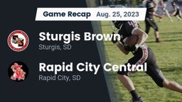 Recap: Sturgis Brown  vs. Rapid City Central  2023