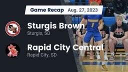 Recap: Sturgis Brown  vs. Rapid City Central  2023