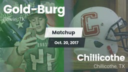 Matchup: Gold-Burg vs. Chillicothe  2017