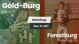 Matchup: Gold-Burg vs. Forestburg  2017