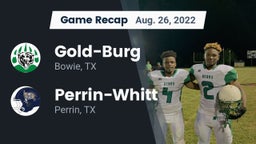 Recap: Gold-Burg  vs. Perrin-Whitt  2022