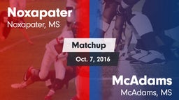 Matchup: Noxapater vs. McAdams  2016