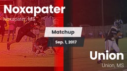 Matchup: Noxapater vs. Union  2017