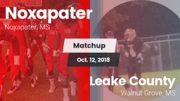 Matchup: Noxapater vs. Leake County  2018